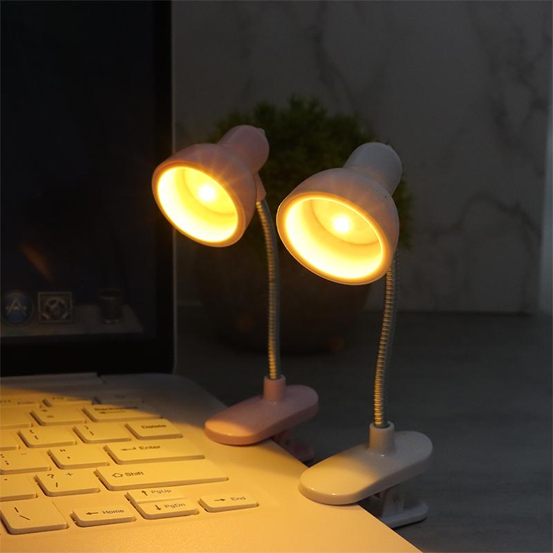 Mini LED Clamp Lamp – Portable USB Desk Light with Flexible Neck