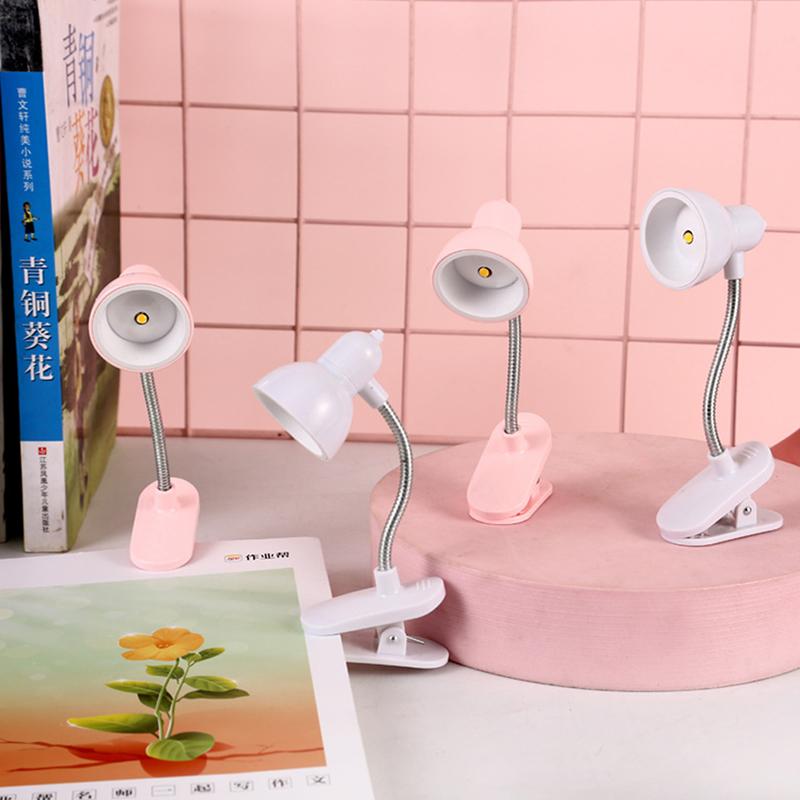 Mini LED Clamp Lamp – Portable USB Desk Light with Flexible Neck