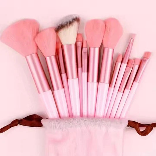 13-Piece Soft Fluffy Makeup Brush Set – Foundation, Blush & Powder Brushes