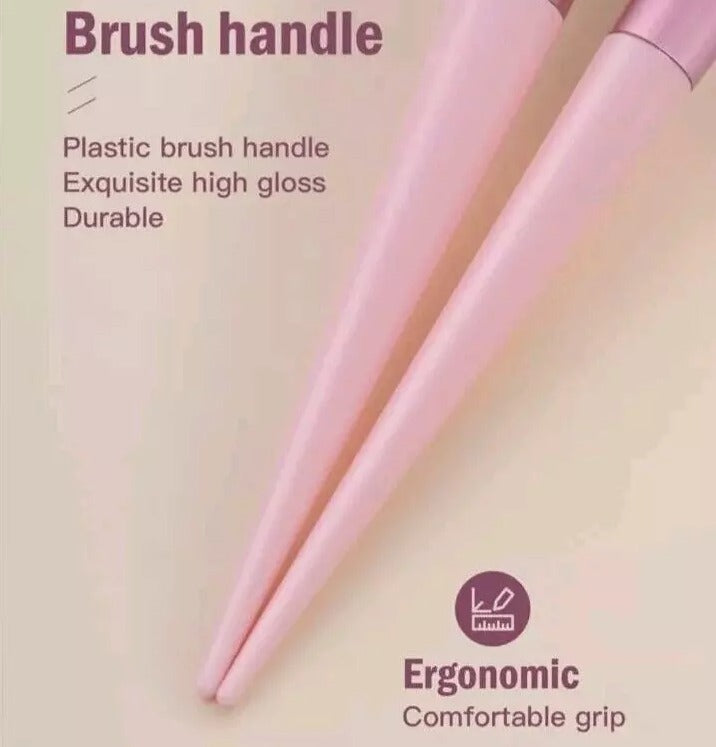13-Piece Soft Fluffy Makeup Brush Set – Foundation, Blush & Powder Brushes