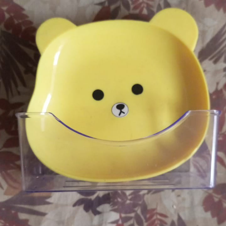 8-Piece Bear Design Plate Set with Stand