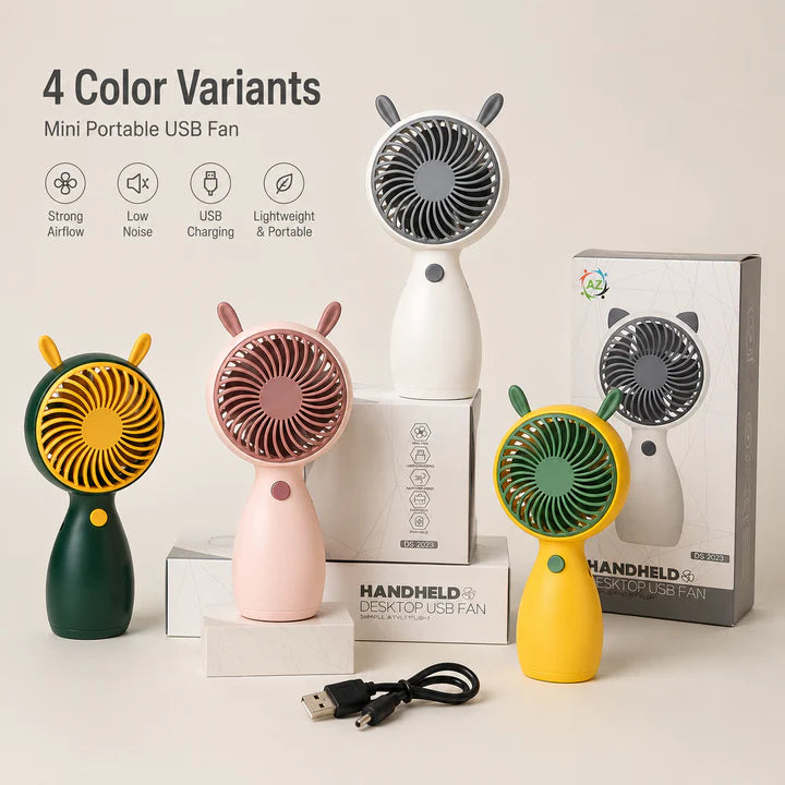 Portable USB Rechargeable Mini Fan