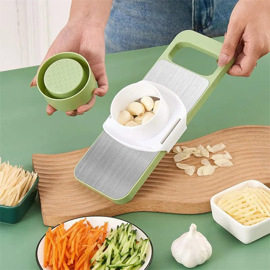 Manual 5-in-1 Food Grater & Vegetable Slicer