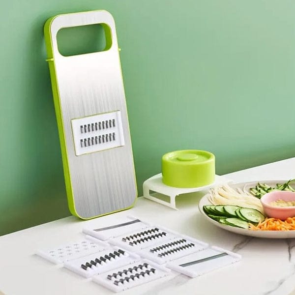 Manual 5-in-1 Food Grater & Vegetable Slicer